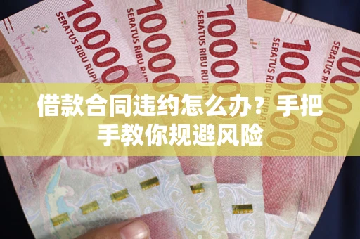 济南借款合同违约怎么办？手把手教你规避风险