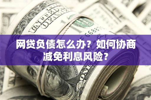 济南网贷负债怎么办？如何协商减免利息风险？