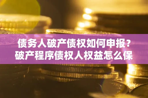 济南债务人破产债权如何申报？破产程序债权人权益怎么保障？