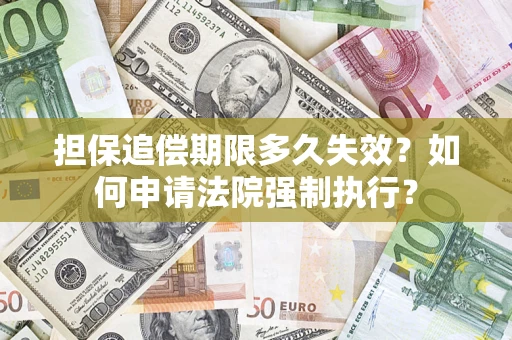 济南担保追偿期限多久失效？如何申请法院强制执行？