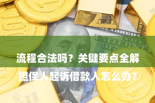 济南

担保人起诉借款人怎么办？流程合法吗？关键要点全解析