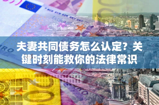 济南夫妻共同债务怎么认定？关键时刻能救你的法律常识