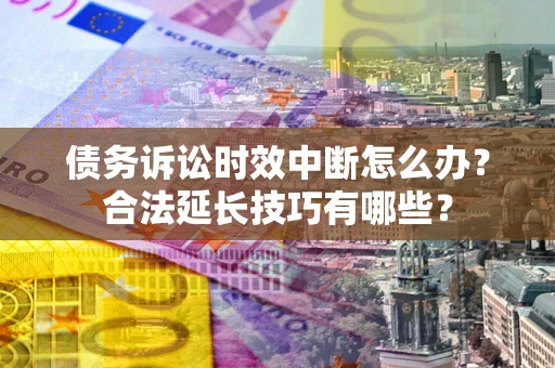 济南债务诉讼时效中断怎么办？合法延长技巧有哪些？