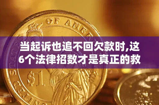 济南当起诉也追不回欠款时,这6个法律招数才是真正的救命稻草